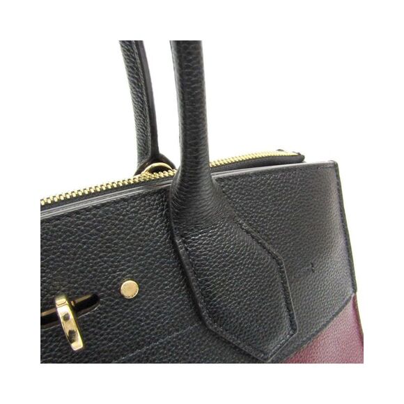 Pre Loved Louis Vuitton Lockme II Handbag BurgundyBlack Women - Picture 8 of 8